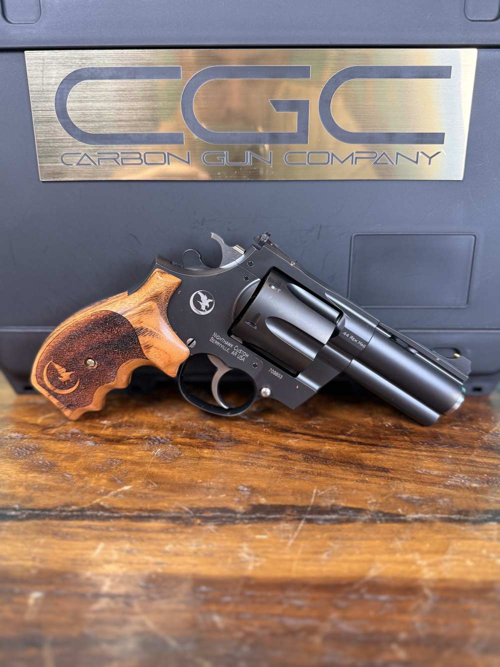 Korth Mongoose 3" 44mag w/ Hogue Bantam Carry Grip-img-0