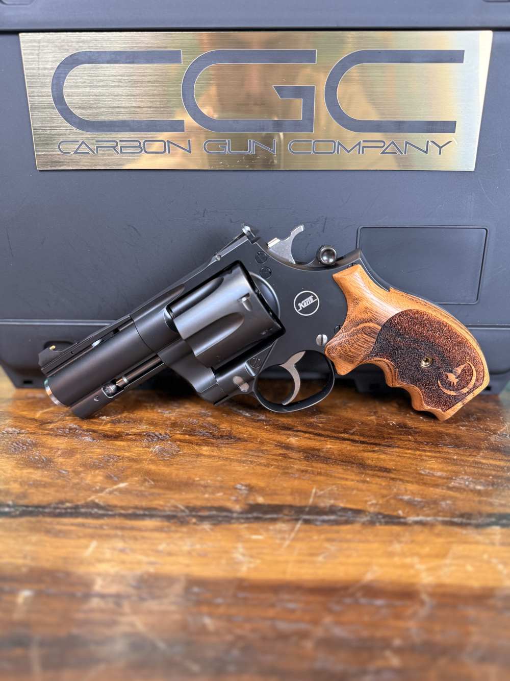 Korth Mongoose 3" 44mag w/ Hogue Bantam Carry Grip-img-1
