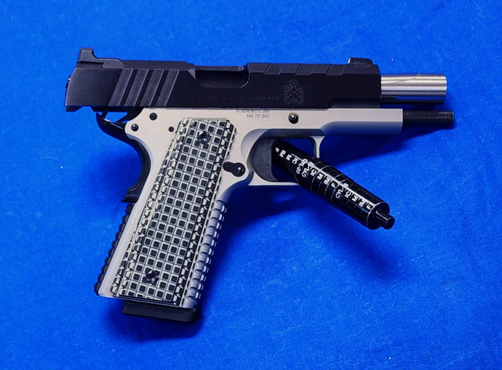 SPRINGFIELD 1911 EMISSARY .45 ACP 4,25" IN BOX W/ 2 MAGS, G10 GRIPS-img-5