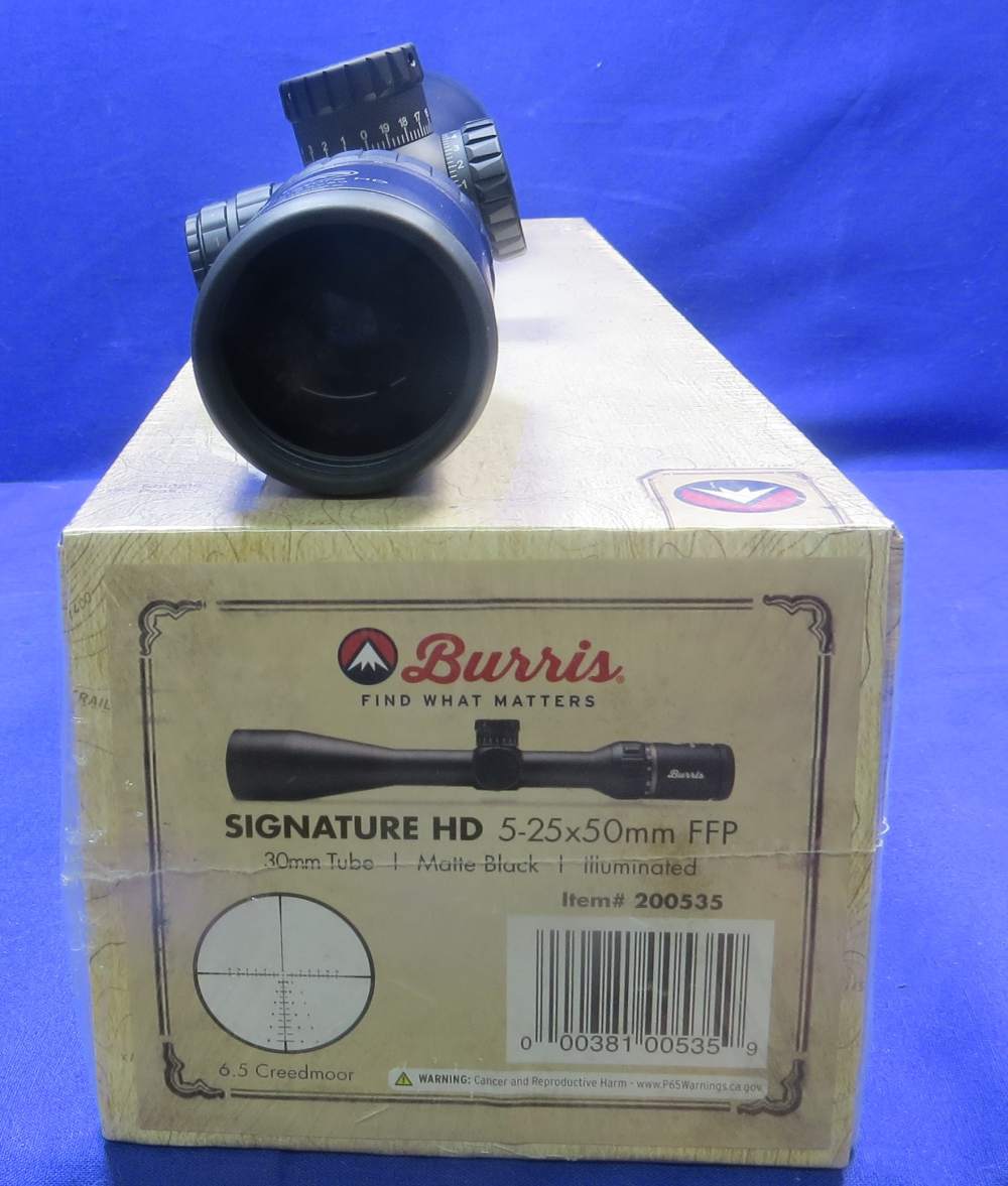 Burris Signature HD 5-25x50mm FFP Riflescope w/ illuminated reticle - NEW-img-2