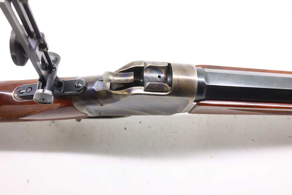 Uberti Winchester 1885 High Wall 40-65 34" Octagon peep sights #26080144-img-9