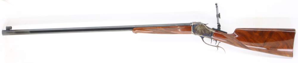 Uberti Winchester 1885 High Wall 40-65 34" Octagon peep sights #26080144-img-19