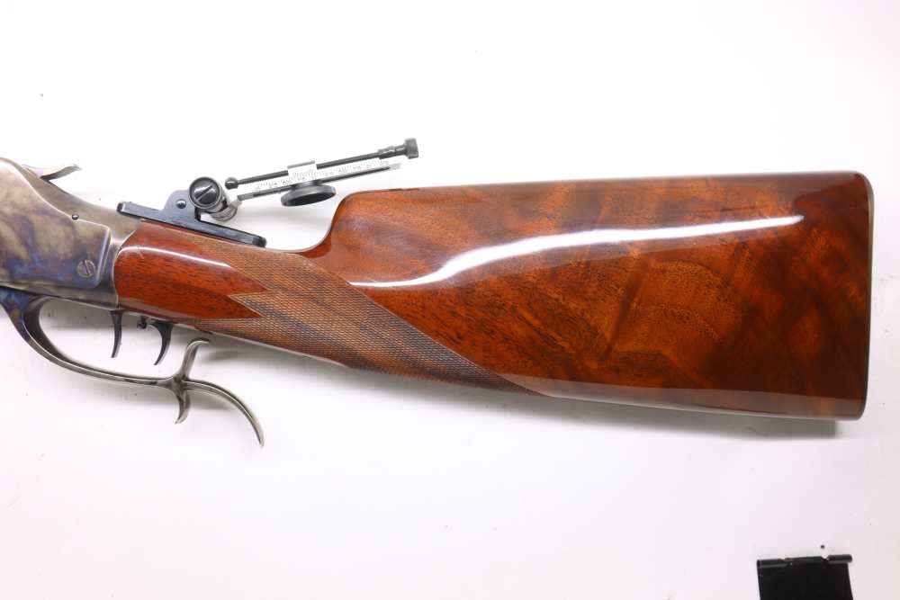 Uberti Winchester 1885 High Wall 40-65 34" Octagon peep sights #26080144-img-18