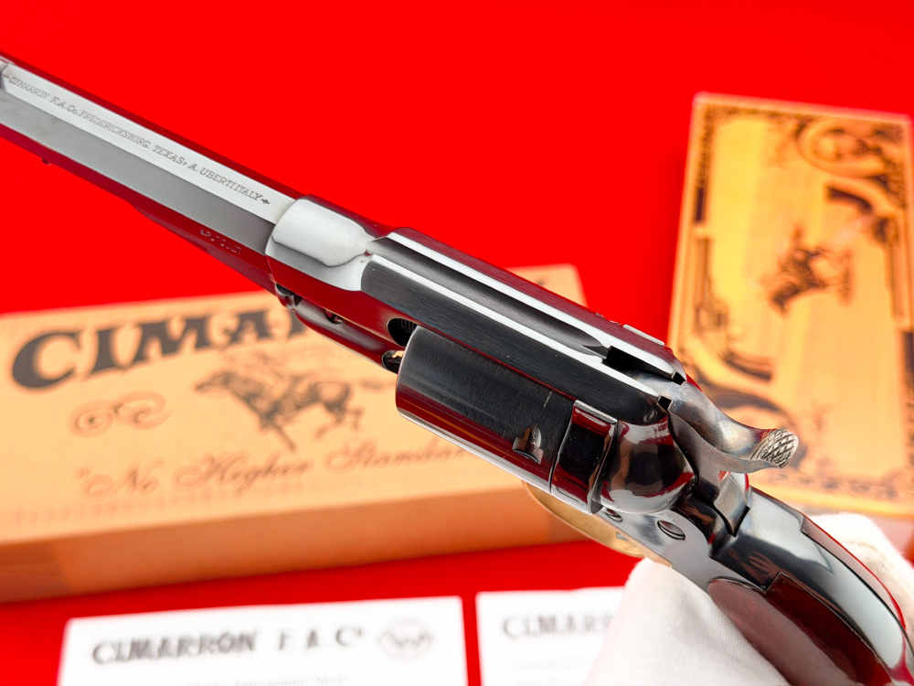 Cimarron 1858 New Model Army 5.5" Blued .45 Colt Revolver w/ Box-img-15