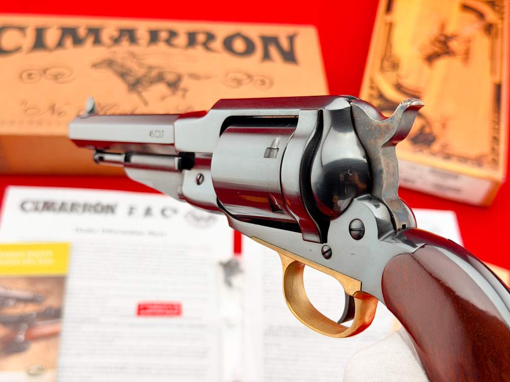 Cimarron 1858 New Model Army 5.5" Blued .45 Colt Revolver w/ Box-img-16