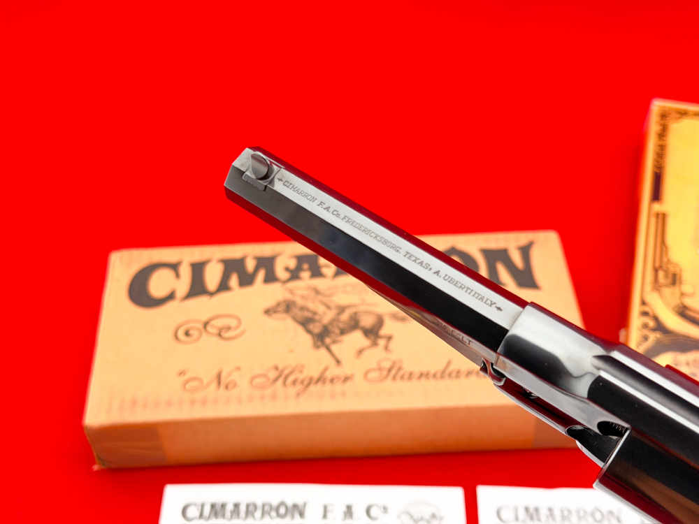 Cimarron 1858 New Model Army 5.5" Blued .45 Colt Revolver w/ Box-img-14