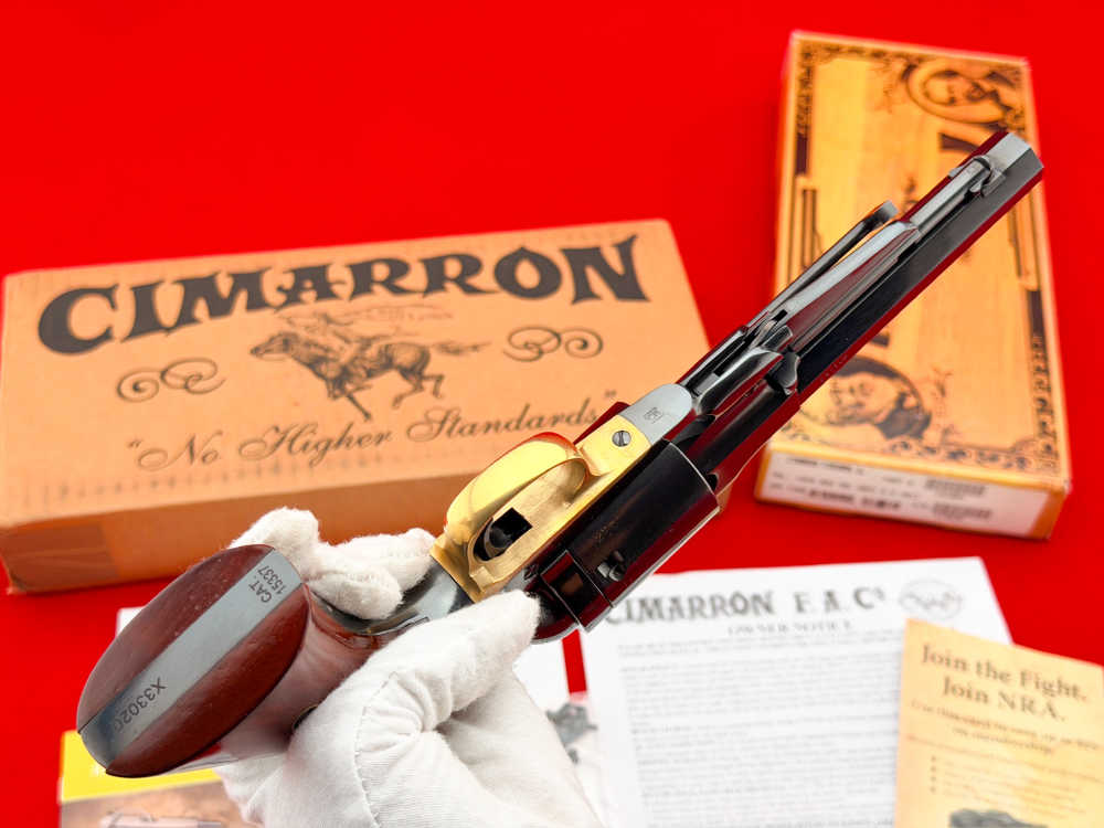 Cimarron 1858 New Model Army 5.5" Blued .45 Colt Revolver w/ Box-img-21