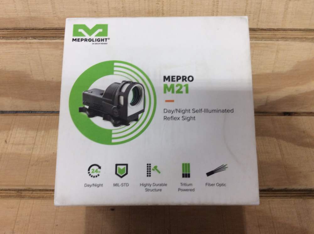 Meprolight M21 Reflex Sight – 1X 12 MOA – Black – Battery-Free Illumination-img-0