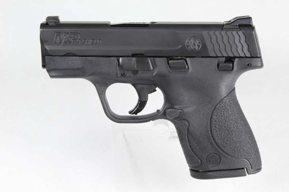 Smith and Wesson M&P 9 Shield 9mm Compact Everyday Carry Pistol Matte Black-img-1