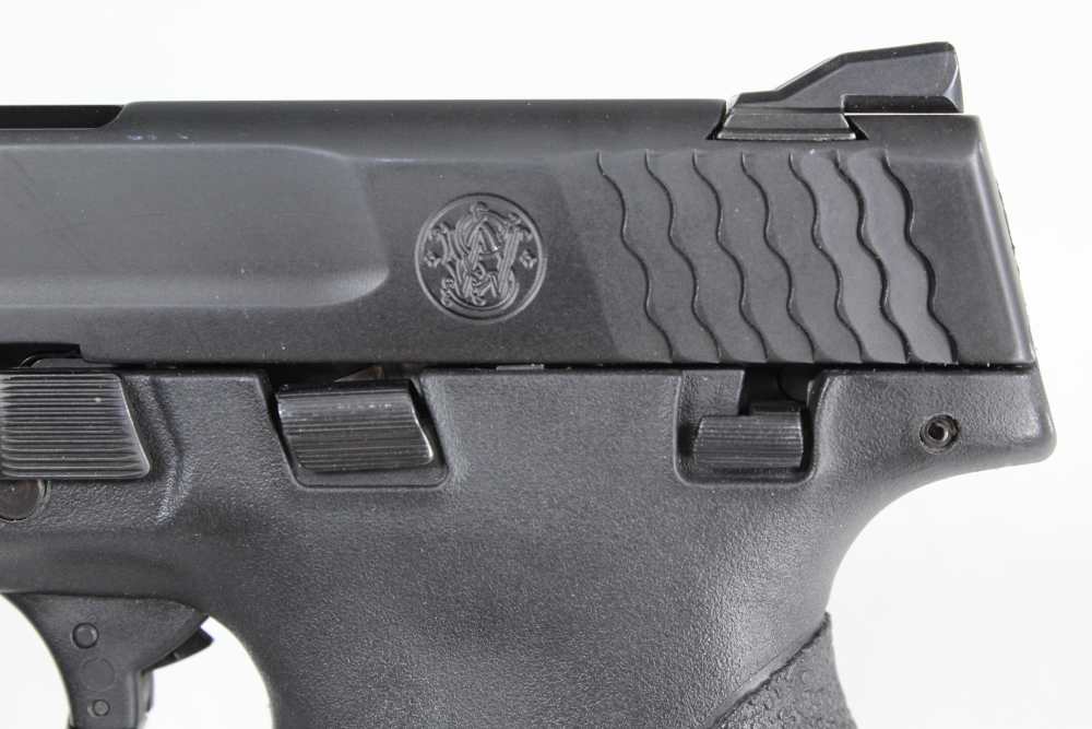 Smith and Wesson M&P 9 Shield 9mm Compact Everyday Carry Pistol Matte Black-img-10