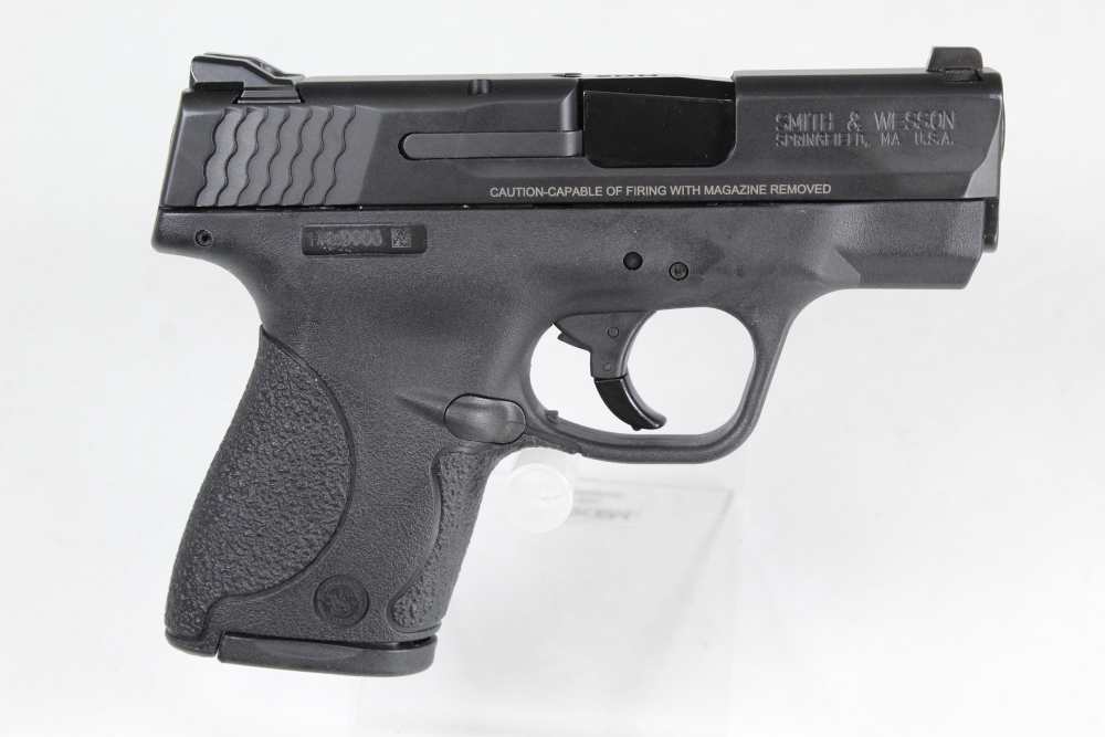 Smith and Wesson M&P 9 Shield 9mm Compact Everyday Carry Pistol Matte Black-img-2