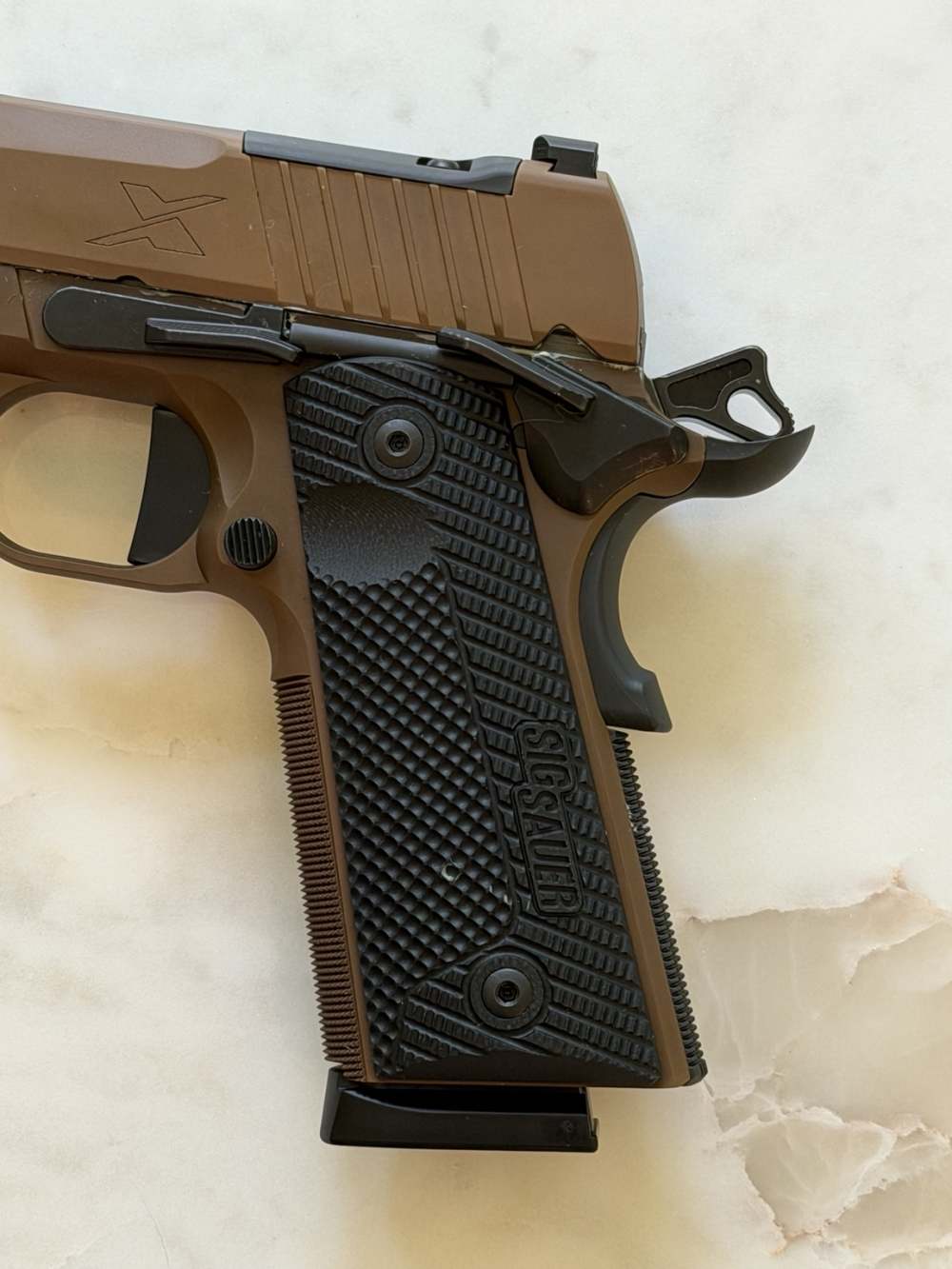 SIG Sauer 1911 XCarry .45 ACP 4.2" Coyote Optics Ready Night Sights-img-5