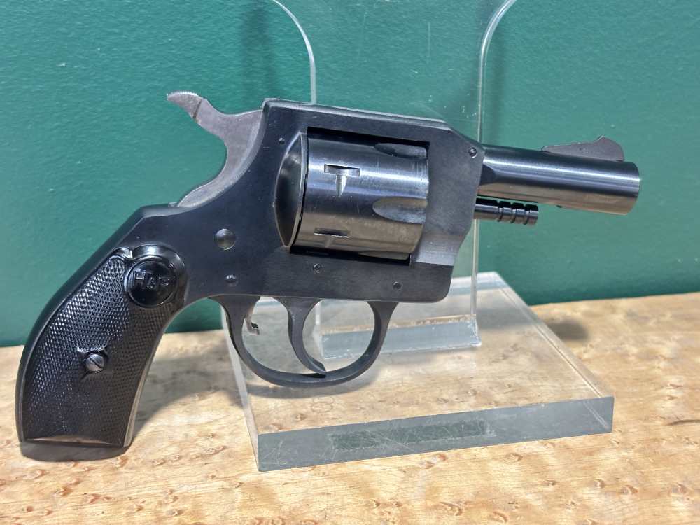 H&R 732 .32 S&W Long 2.5" Double Single Action Blued Revolver C&R-img-4