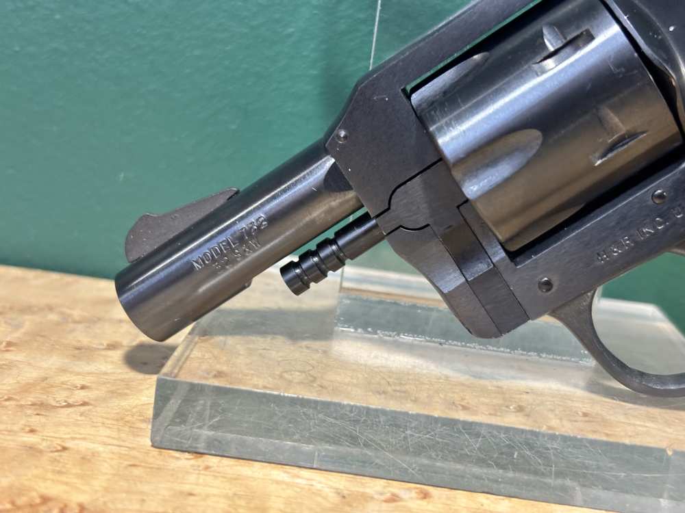 H&R 732 .32 S&W Long 2.5" Double Single Action Blued Revolver C&R-img-1