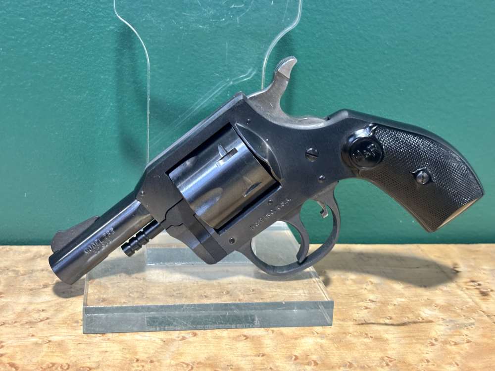 H&R 732 .32 S&W Long 2.5" Double Single Action Blued Revolver C&R-img-0