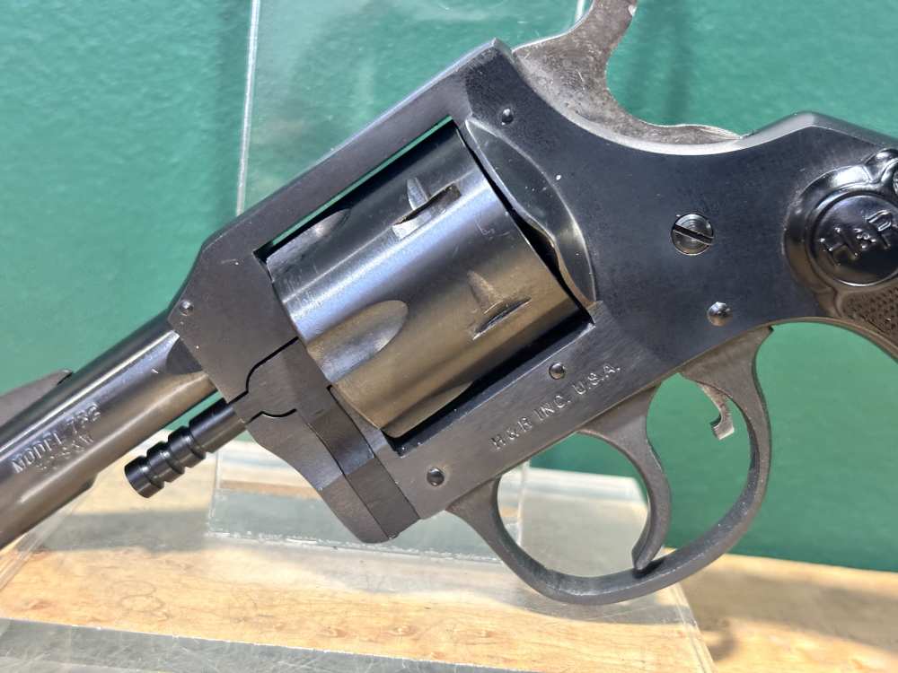 H&R 732 .32 S&W Long 2.5" Double Single Action Blued Revolver C&R-img-2