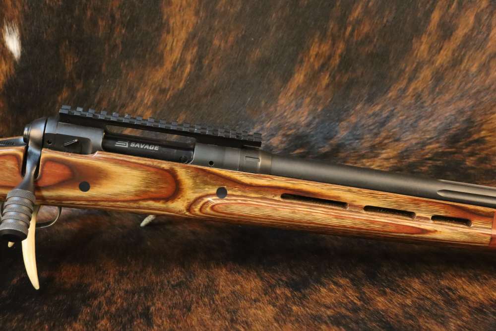 Savage 110 Precision 6.5 Creedmoor Bolt Action Rifle w/Thumbhole Stock-img-2