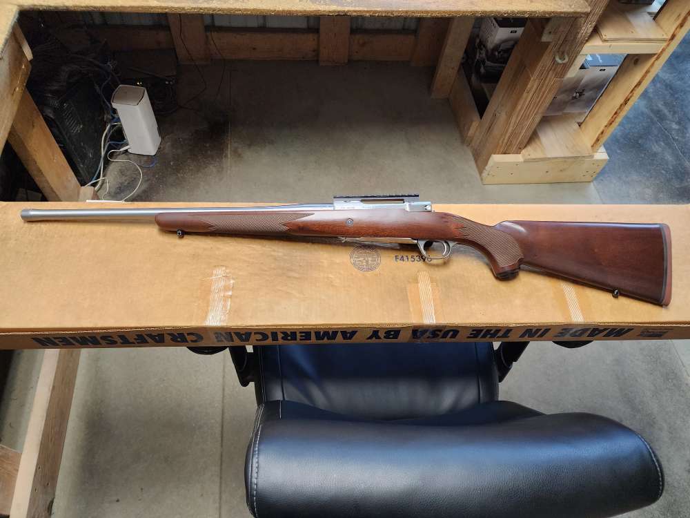 PICS! NEW RUGER HAWKEYE HUNTER 308 WINCHESTER 20 SS THREADED STAINLESS M 77-img-13