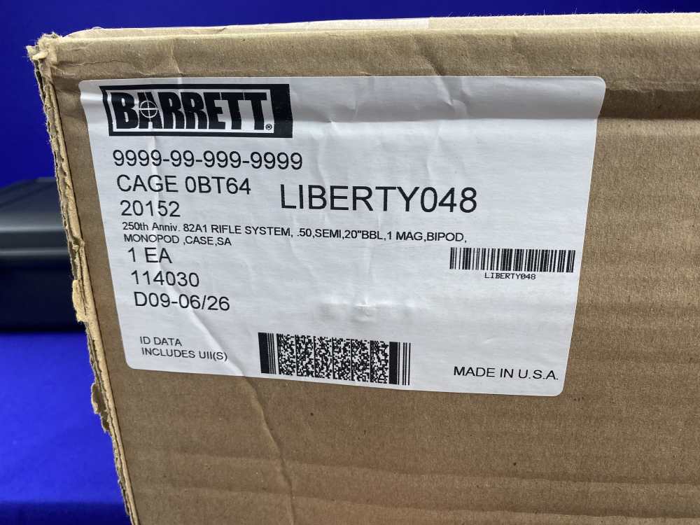Barrett M82A1 50BMG *AMERICA'S 250TH ANNIVERSARY - ONLY 500 PRODUCED* NOS-img-52