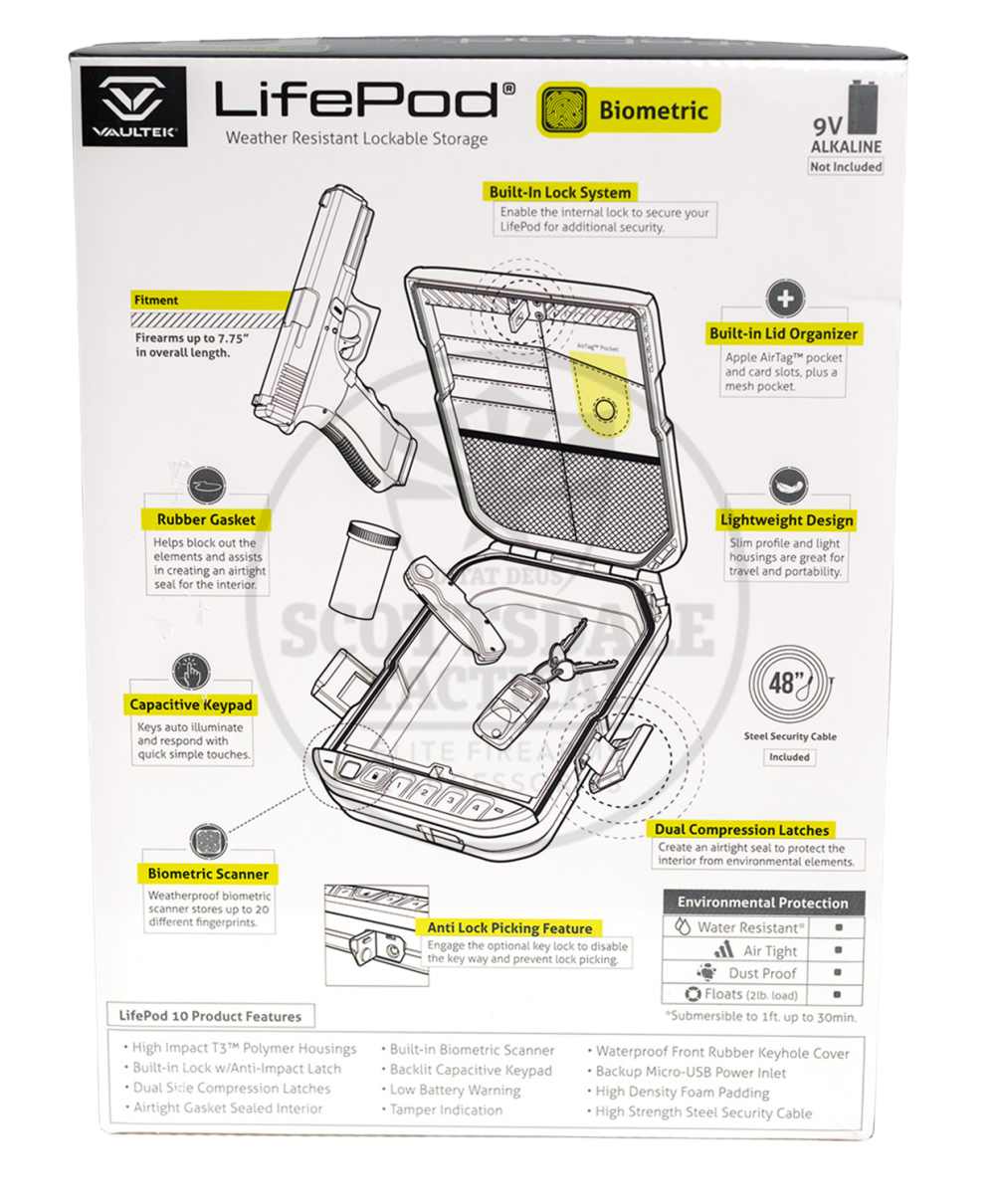 Vaultek LifePod - Biometric Safe 10 Series-img-1