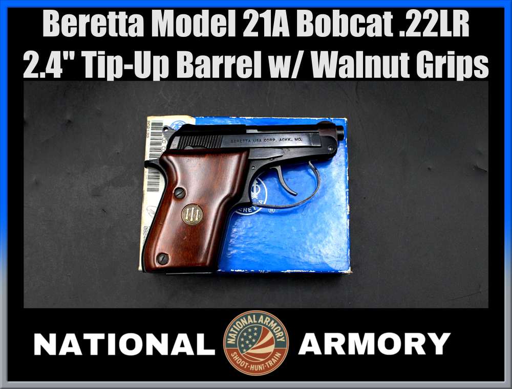 1990 Beretta Model 21A Bobcat .22 LR w/ Box-img-0