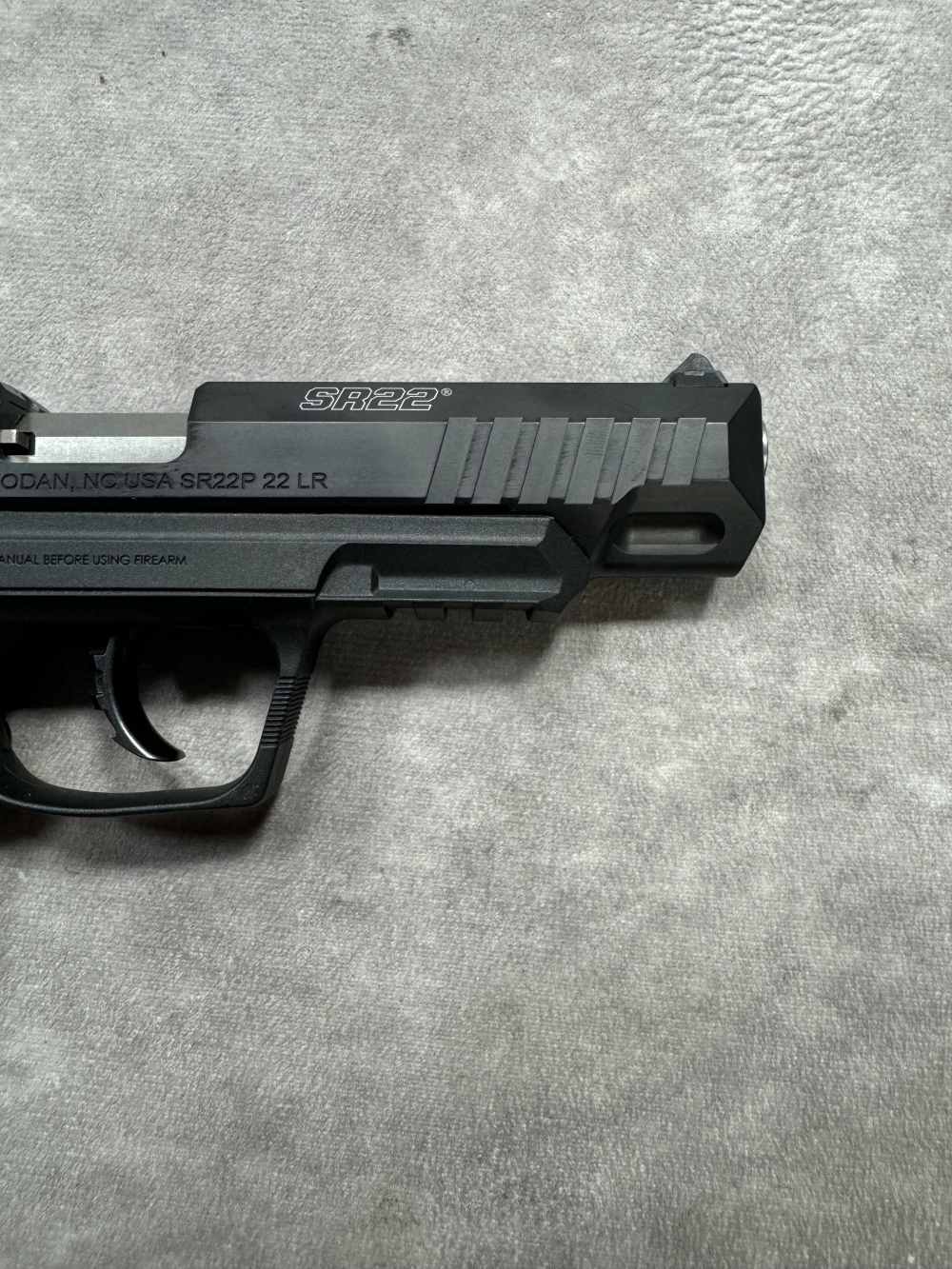 USED! RUGER MODEL SR22 SEMI AUTO PISTOL .22LR W/ 3 MAGS $.01 PENNY-img-17