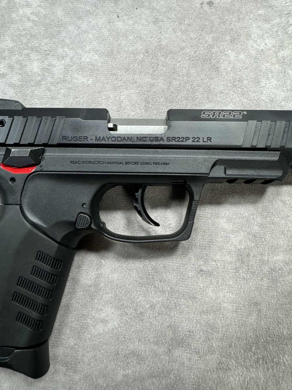 USED! RUGER MODEL SR22 SEMI AUTO PISTOL .22LR W/ 3 MAGS $.01 PENNY-img-18
