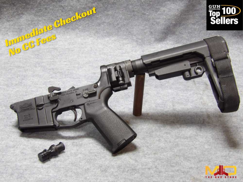 Palmetto State Armory PA-15 Complete Lower Receiver Lots of Extras!-img-0