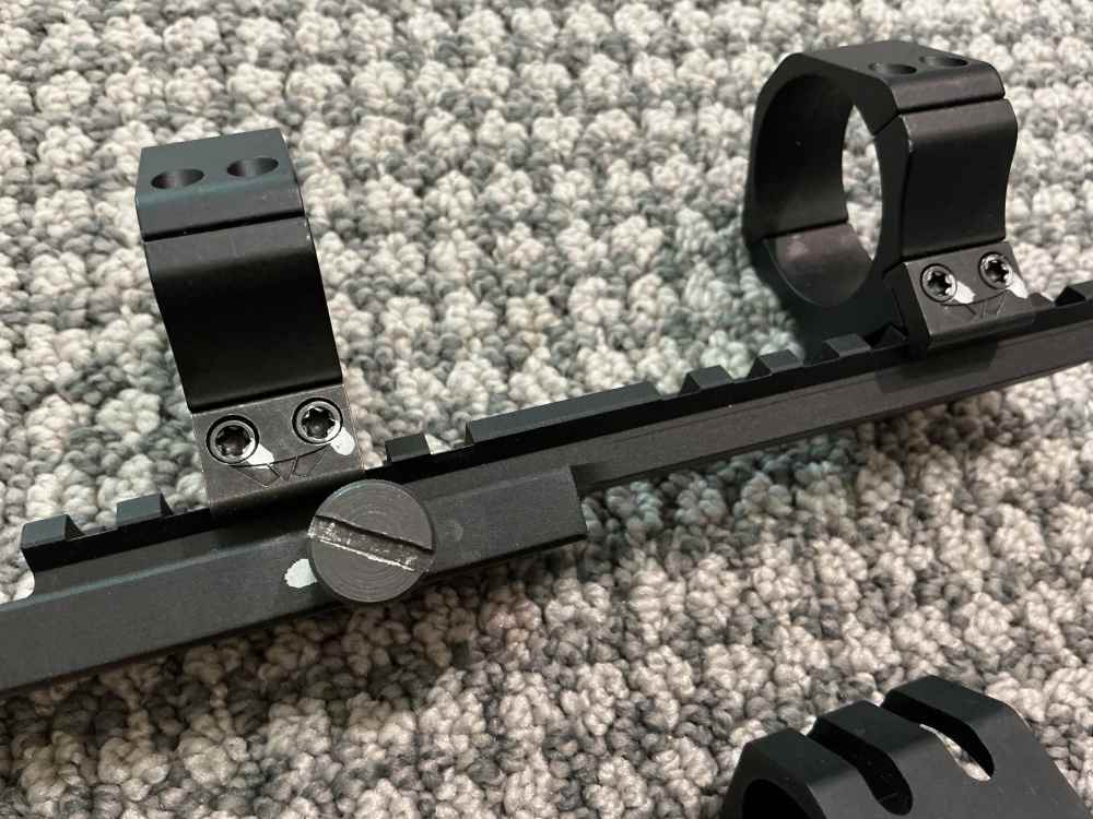 White Oak Armament 10 MOA Rail + Warne 34mm & Weaver 30mm Rings-img-2