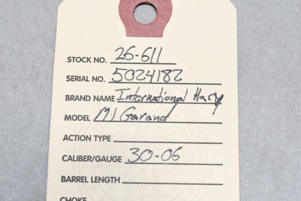 Stripped International Harvester M1 Garand Barreled Receiver W LMR 53 BRL-img-1