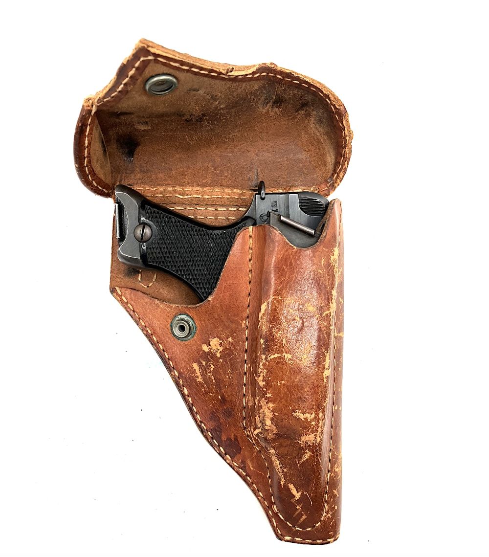 JAPANESE TANK CREW TYPE 94 NAMBU 8mm (1943) Holster & Serial Matching Mag -img-1