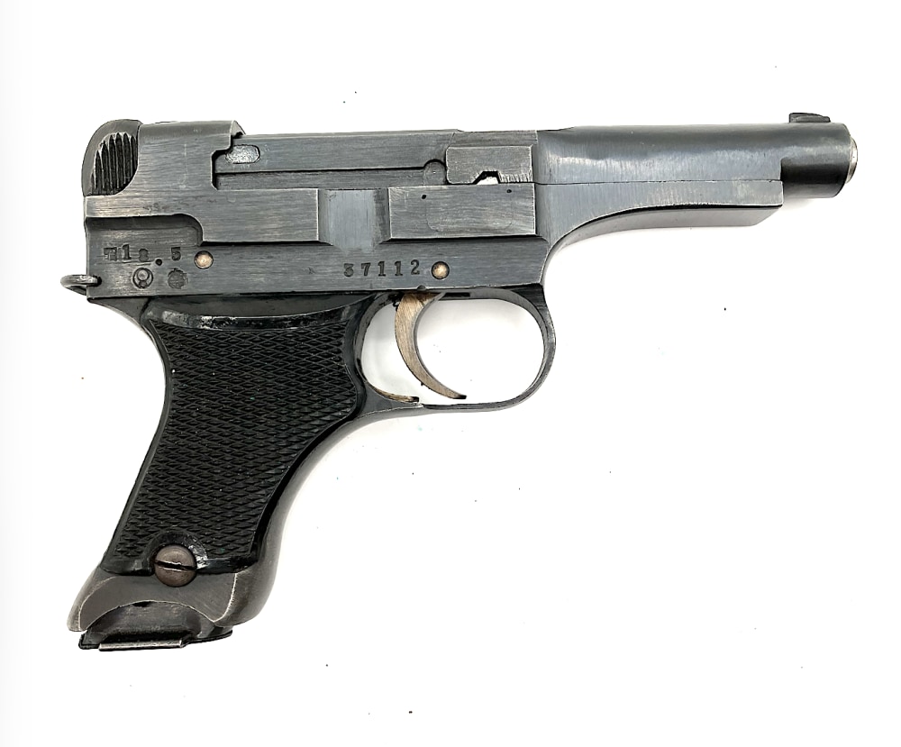 JAPANESE TANK CREW TYPE 94 NAMBU 8mm (1943) Holster & Serial Matching Mag -img-2