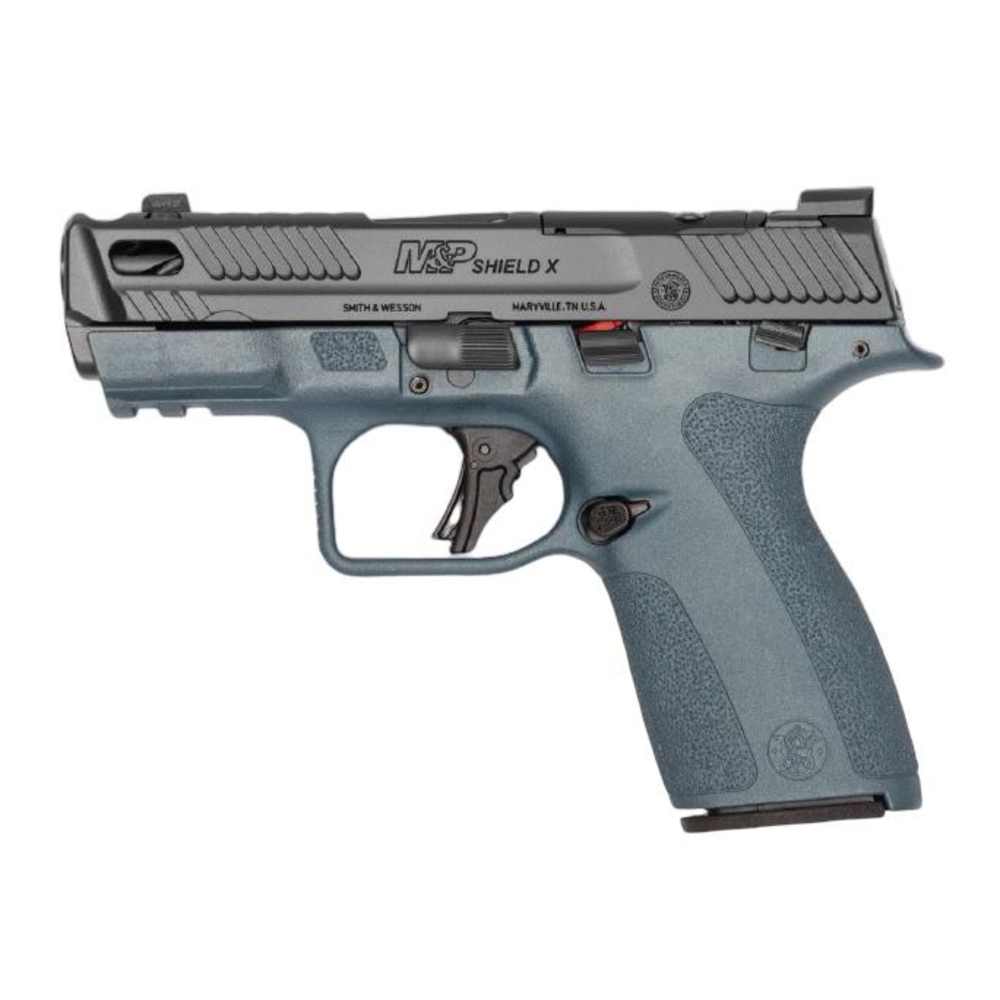 S&W PC Shield-X Carry Comp Blue Titanium Handgun 9mm Luger-img-0