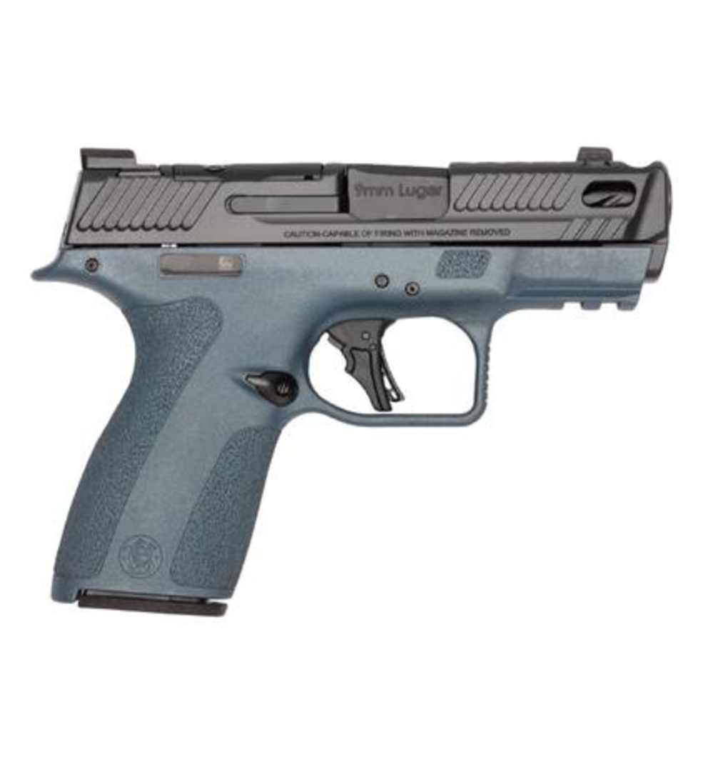 S&W PC Shield-X Carry Comp Blue Titanium Handgun 9mm Luger-img-2
