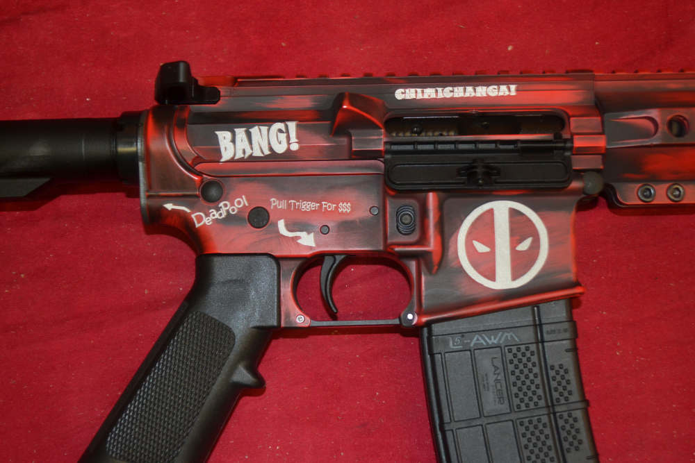 Zeus Arms Ghost "Deadpool" AR15 5.56Nato 16"Barrel, Layaway Available.-img-2