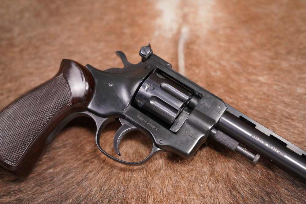 Herter’s Arminius HW-7T .22 LR 6” Double Action SA/DA Revolver Ca 1960s C&R-img-7