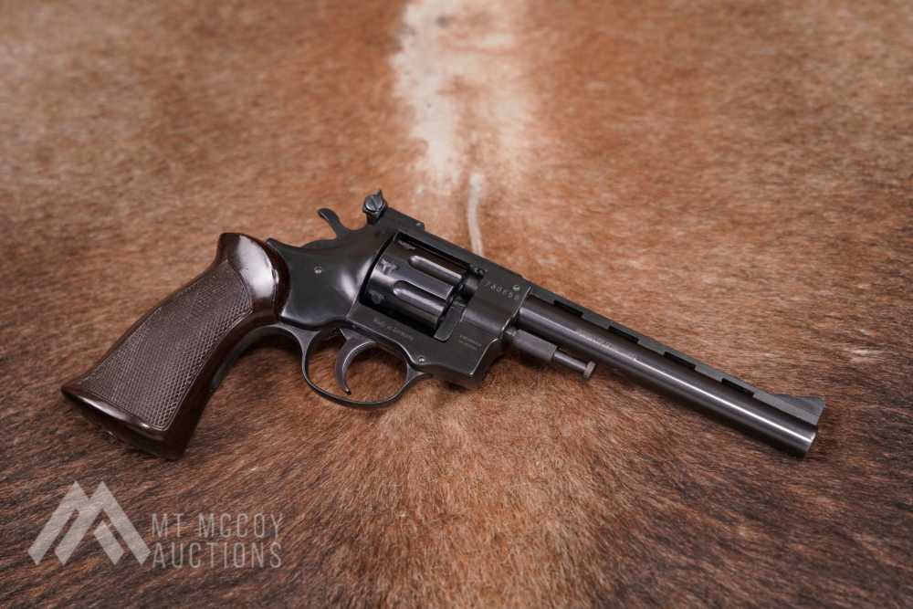 Herter’s Arminius HW-7T .22 LR 6” Double Action SA/DA Revolver Ca 1960s C&R-img-0