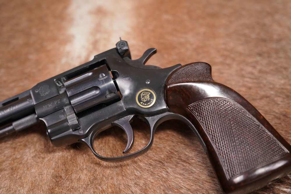 Herter’s Arminius HW-7T .22 LR 6” Double Action SA/DA Revolver Ca 1960s C&R-img-3