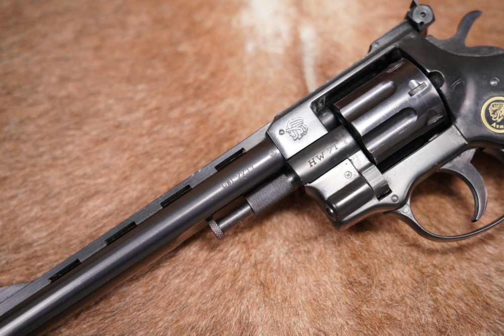 Herter’s Arminius HW-7T .22 LR 6” Double Action SA/DA Revolver Ca 1960s C&R-img-2