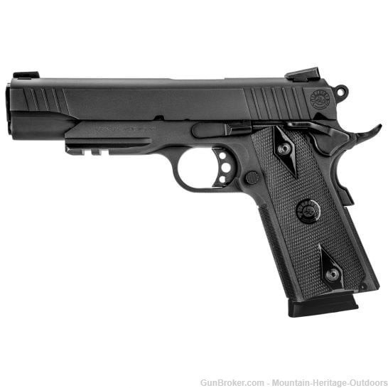 TAURUS PT-1911 .45 ACP Matte Black Full Size 5" w/ Rail 1-191101-B1-img-1