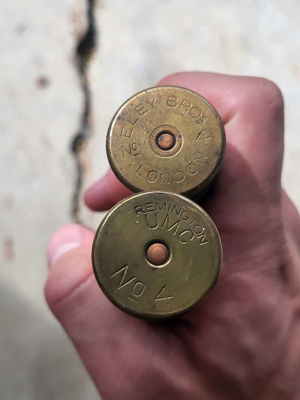 2 mint 4 gauge paper shells read below -img-2