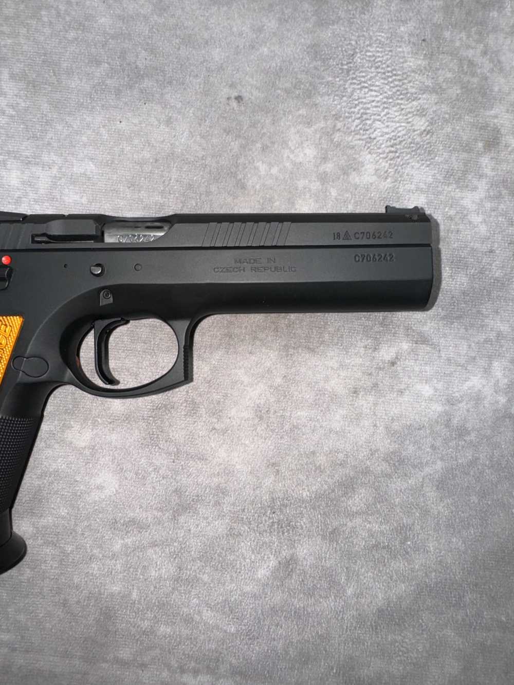 USED! CZ MODEL TACTICAL SPORT ORANGE 40 S&W W/ ORIG BOX 2 MAGS $.01 PENNY-img-18