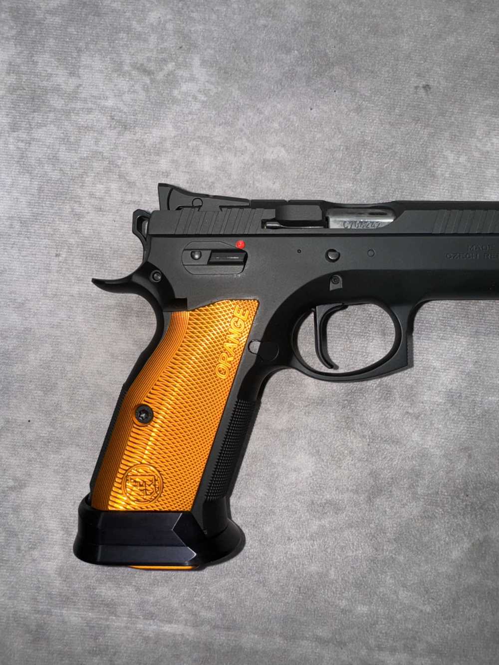 USED! CZ MODEL TACTICAL SPORT ORANGE 40 S&W W/ ORIG BOX 2 MAGS $.01 PENNY-img-13