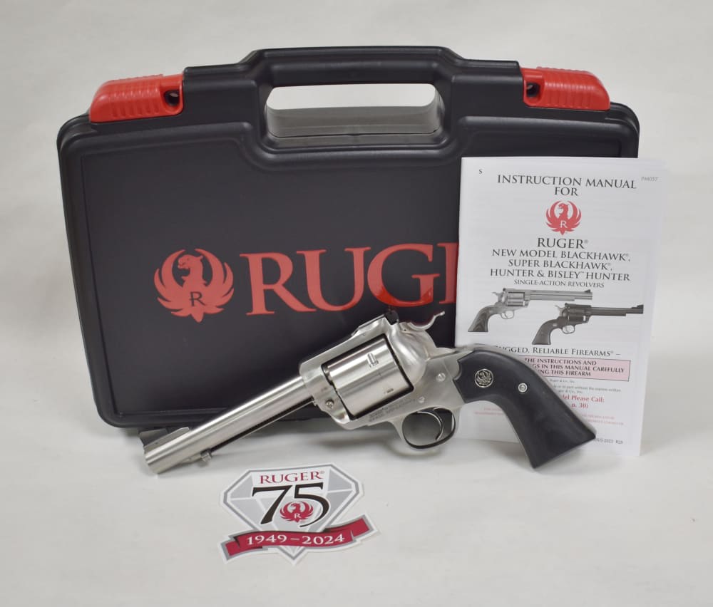 RARE RUGER NEW SUPER BLACKHAWK BISLEY .44 REM MAG 00877 NIB PENNY SALE SS -img-0