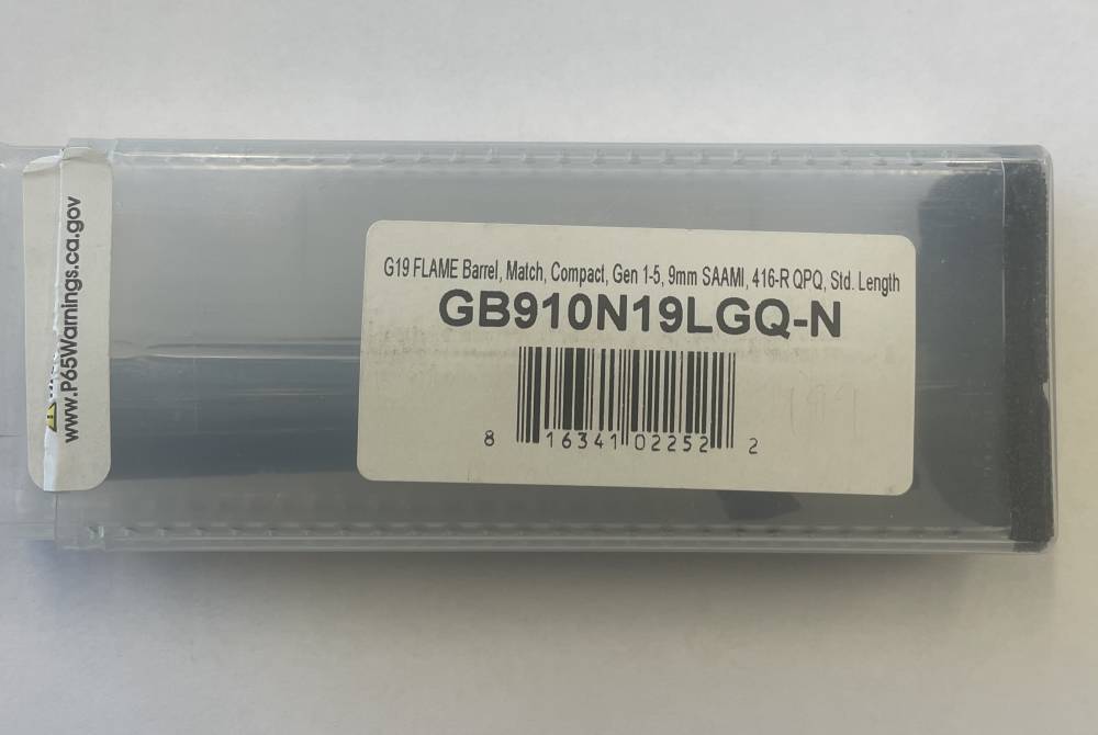 Faxon Firearms, Match, Flame Fluted, 1:10 Twist, 9MM, Fits Glock 19-img-3