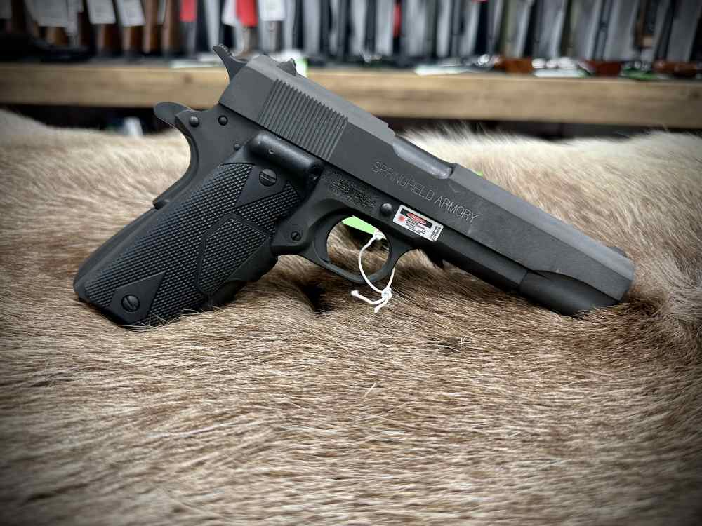 Springfield Armory M1911A1 .45acp w/ laser grips-img-0