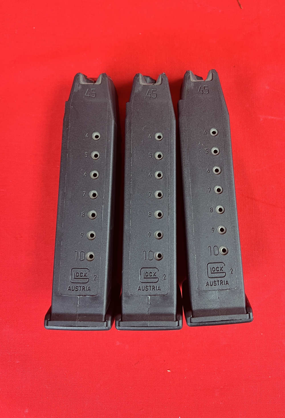 3 Used Glock 21 Magazines .45 ACP-img-0