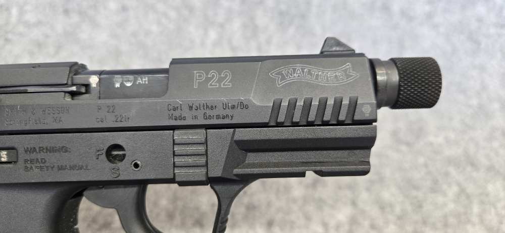 Walther P22 22 LR 4" Threaded Barrel Pistol | 2 mags, box, manual-img-17