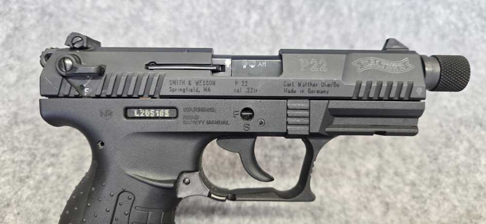 Walther P22 22 LR 4" Threaded Barrel Pistol | 2 mags, box, manual-img-15