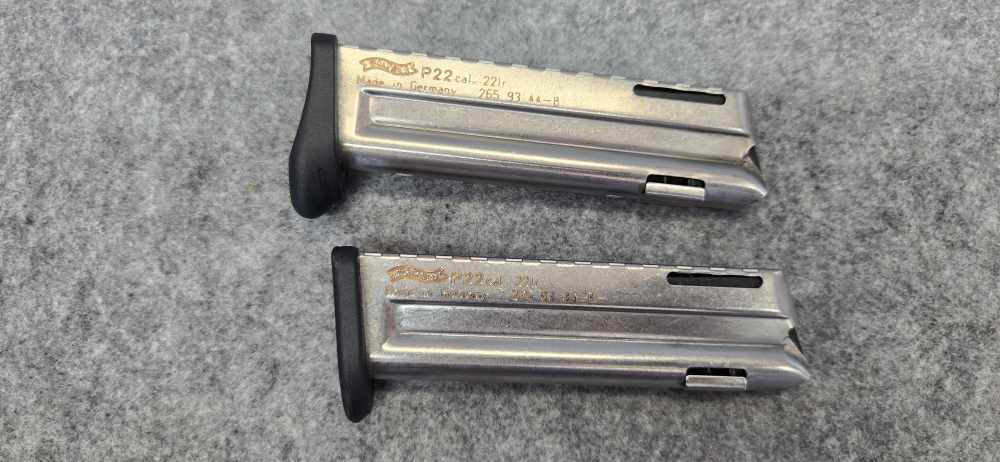 Walther P22 22 LR 4" Threaded Barrel Pistol | 2 mags, box, manual-img-1